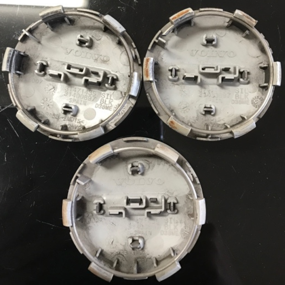 Set of 3 Volvo Wheel Hub Center Cap 31400897 87bea5c3