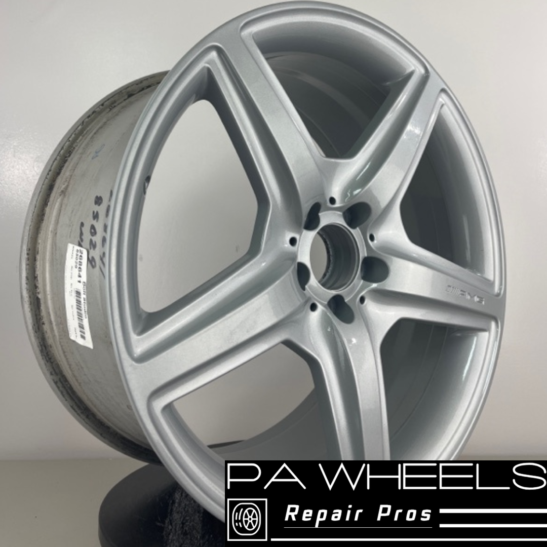 MERCEDES S63 CL63 2008-2011 20" FACTORY OEM REAR AMG WHEEL RIM 85029 A2214013402