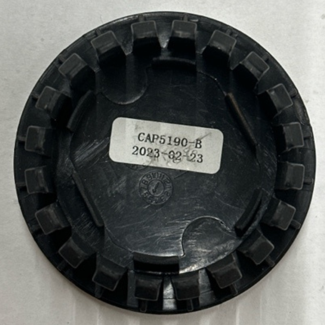 Set of 2 Blank Gloss Black Wheel Center Cap CAP5190 18078713