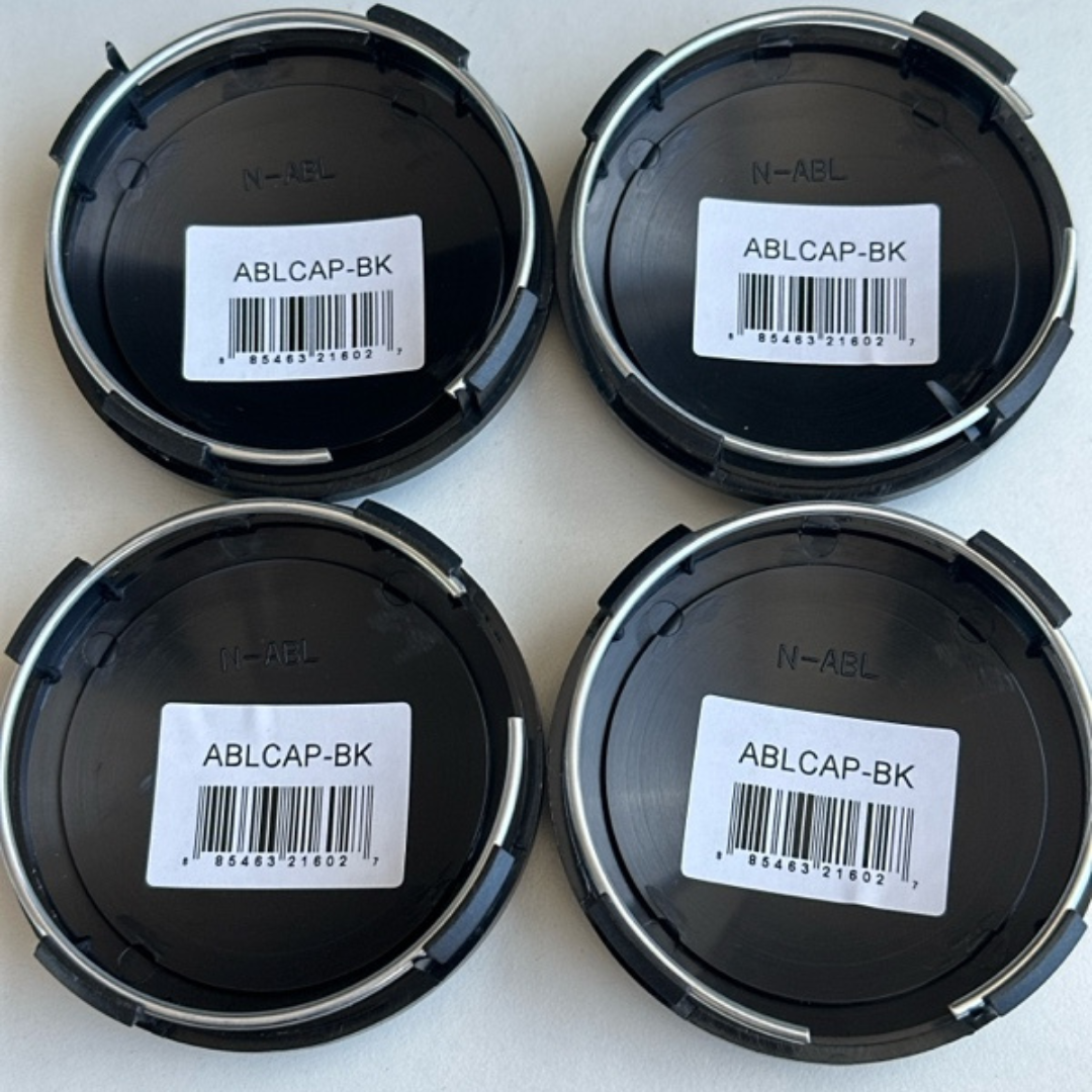 Set of 4 Asanti Wheel Hub Center Cap ABLCAP-BK e3ef8a4e
