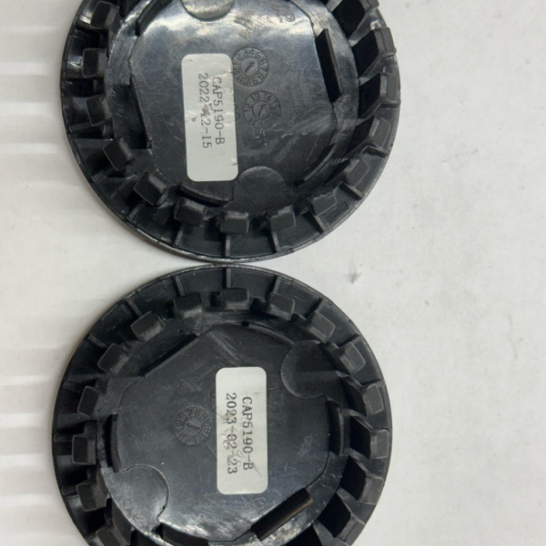 Set of 2 Blank Gloss Black Wheel Center Cap CAP5190 18078713