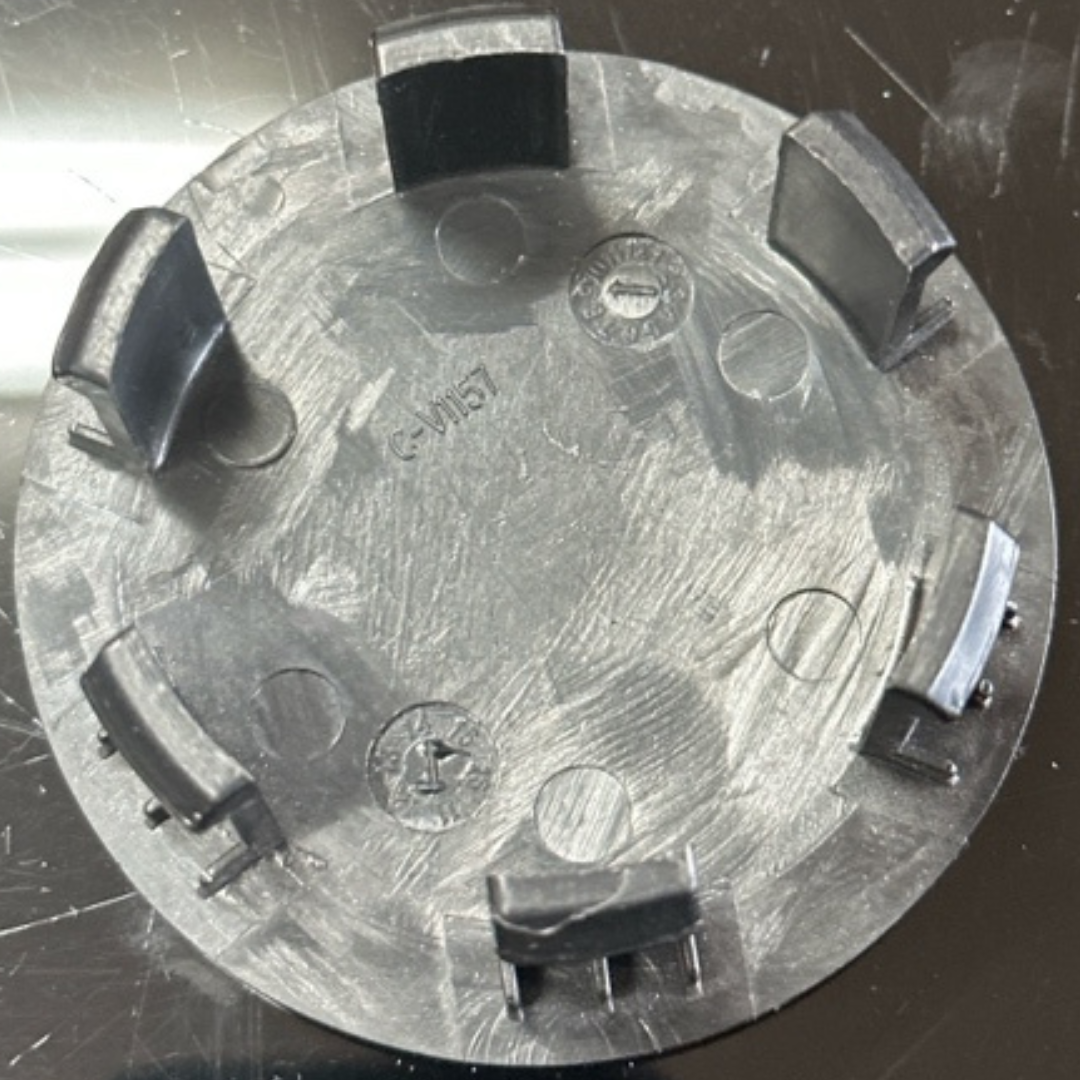 Set of 2 ABS Wheel Center Cap Black C-V1157 cc4073fb