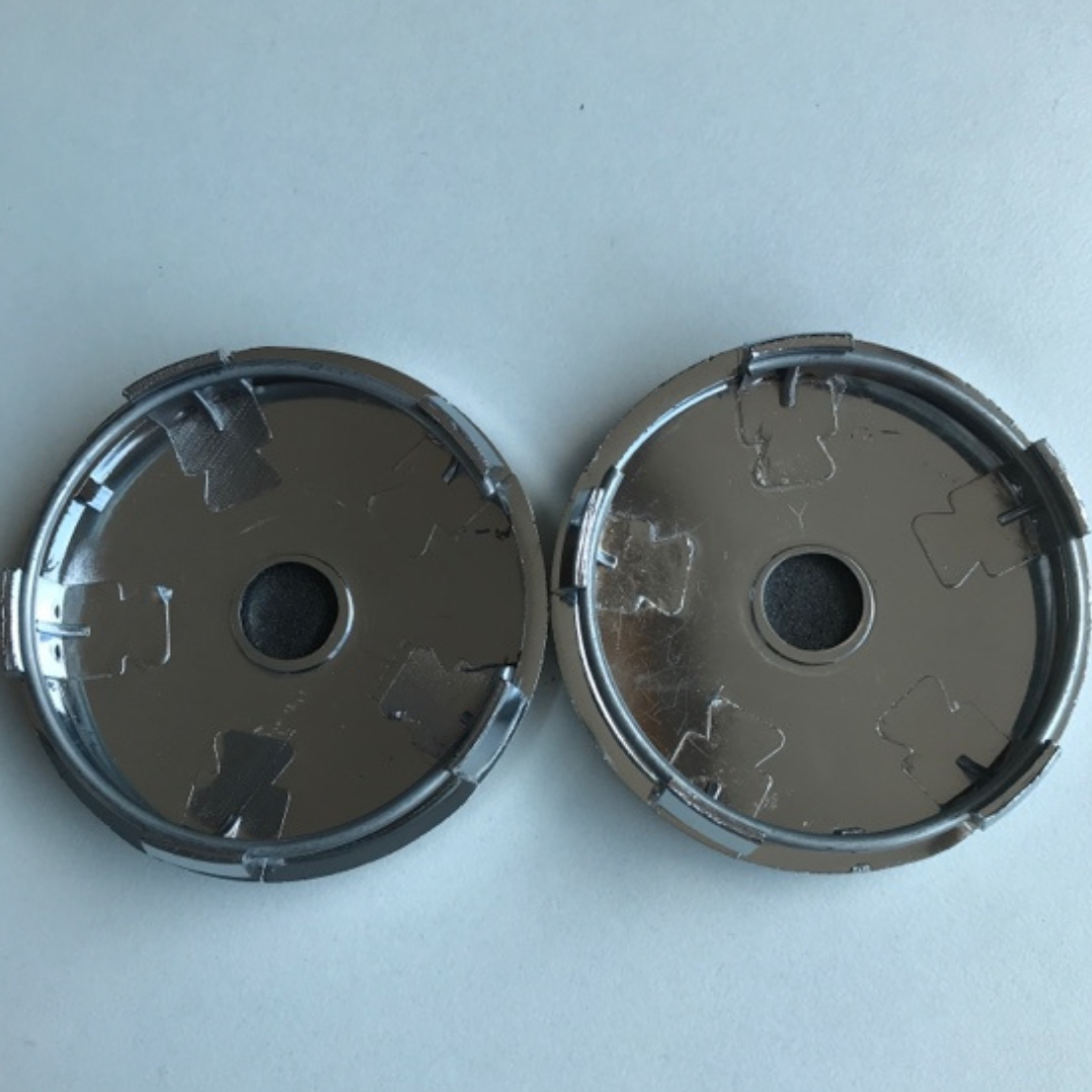 SET OF 2 Subaru Wheel Center Cap Black ce6db6d1