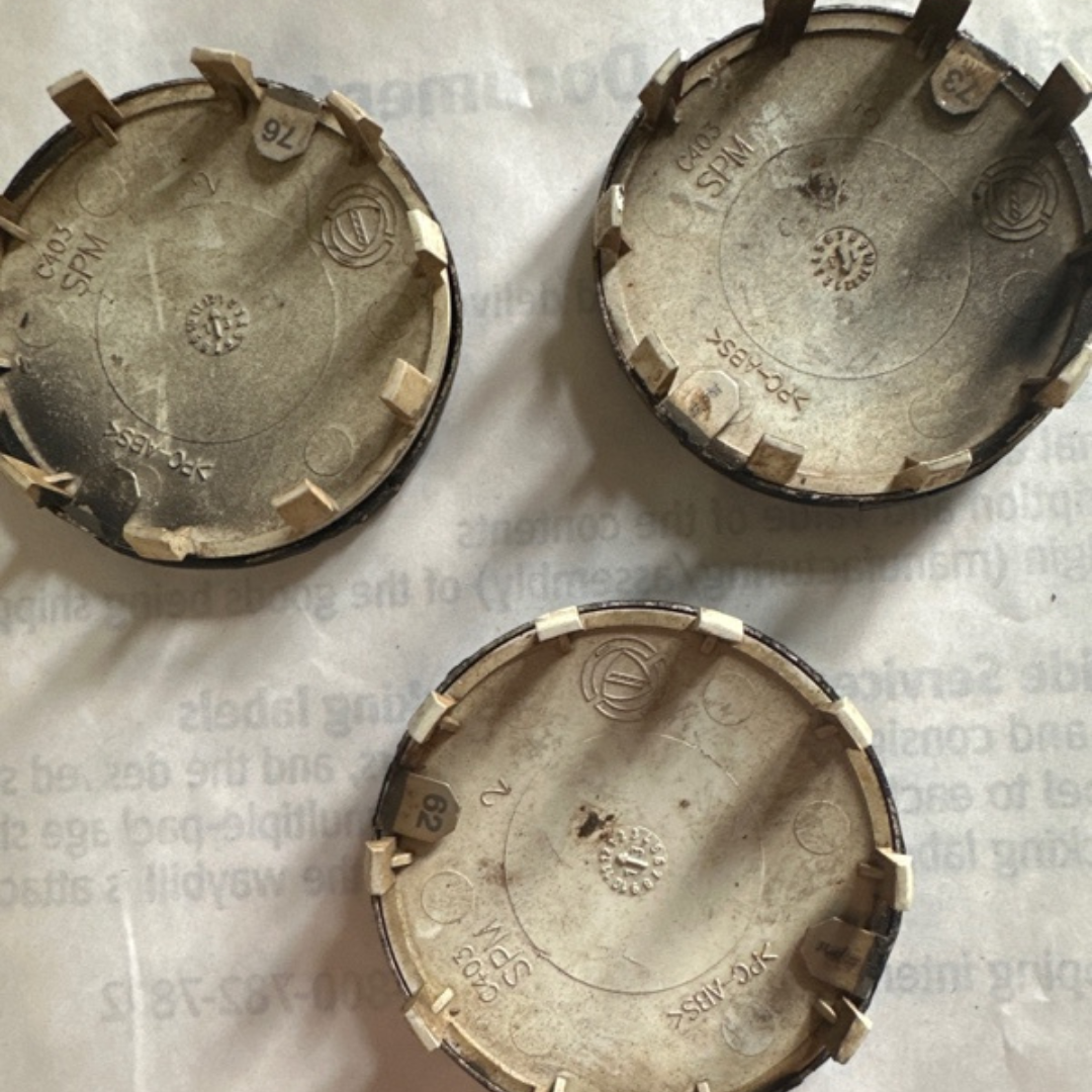 Set of 3 Maserati Wheel Hub Center Cap C403-SPM ca68ce08