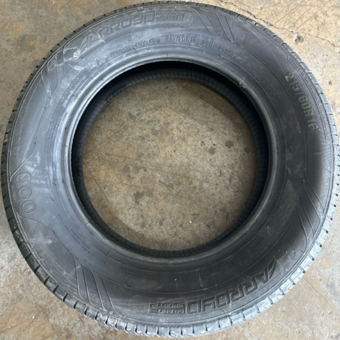 Set of 2 ARROYO GRAND SPORT 215/60/16 Tires 0cf9079c