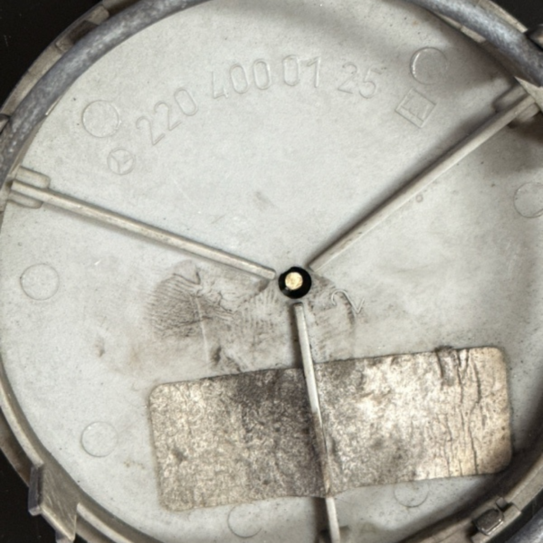 Set of 3 Mercedes-Benz Black Wheel Center Cap 75MM 2204000125 7303136e