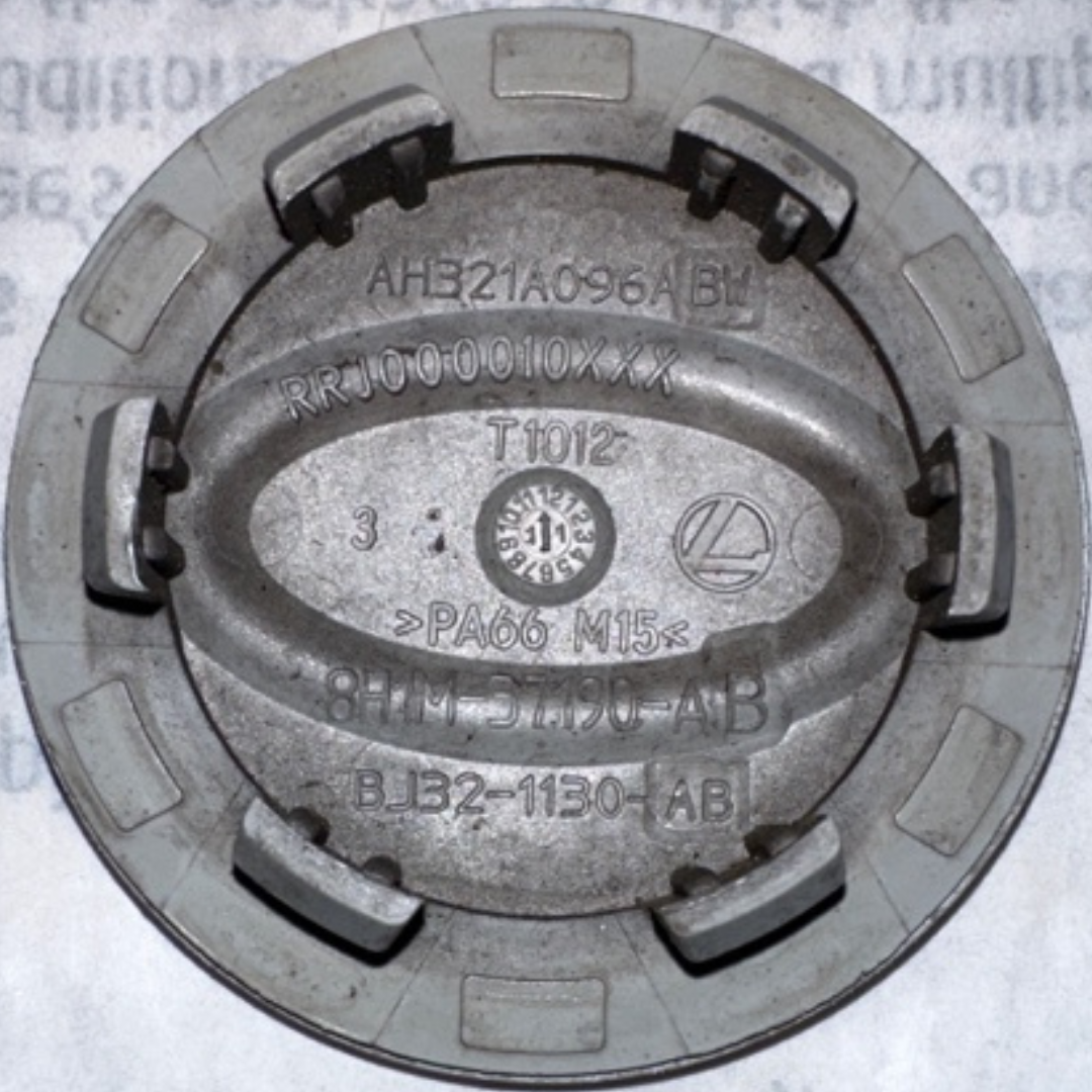 Set of 3 Range Rover Wheel Center Caps Glossy Black 63mm 29cb4848