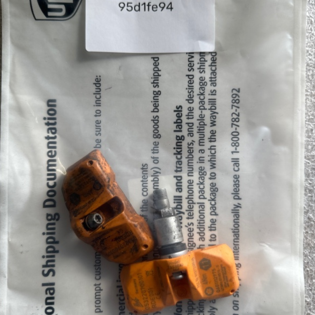 Set of 2 HUF TPMS Tire Pressure Sensor 433 Mhz 95d1fe94