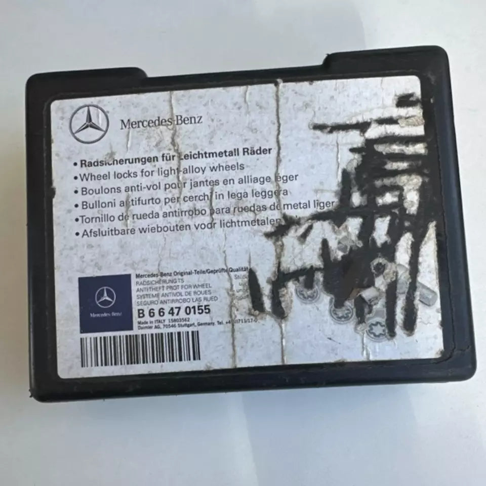 Mercedes-Benz Wheel Locks Set B66470155 6c77836f