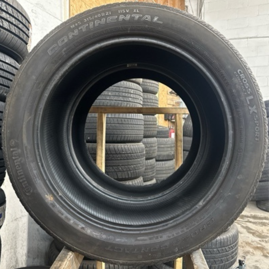 SET OF 2 CONTINENTAL CROSS CONTACT LX SPORT 315/40/21 TIRES  b7be1e99