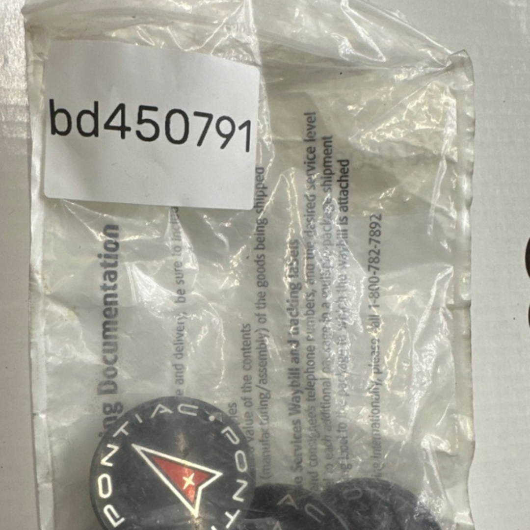 Set of 2 Pontiac Wheel Hub Center Cap PA6 bd450791