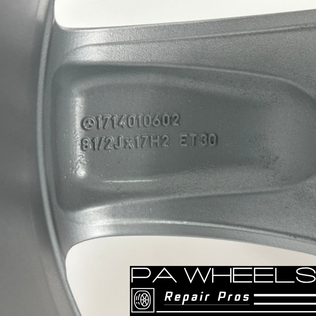 MERCEDES SLK350 2005 17" FACTORY ORIGINAL REAR WHEEL RIM 65358 A1714010602