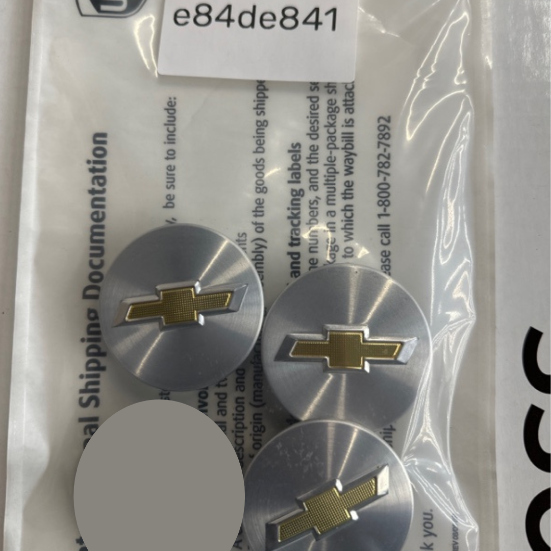 Set of 3 Chevrolet Center Caps 9594156 57 MM e84de841