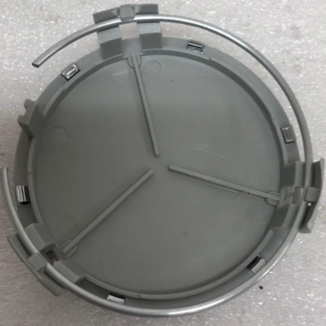 Mercedes-Benz Silver Wheel Center Hub Caps 7530cc26