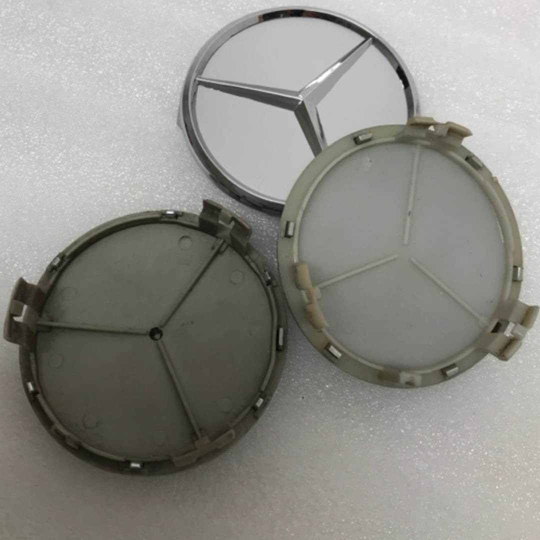 Set of 3 Mercedes-Benz Wheel Hub Center Caps b76fd65b