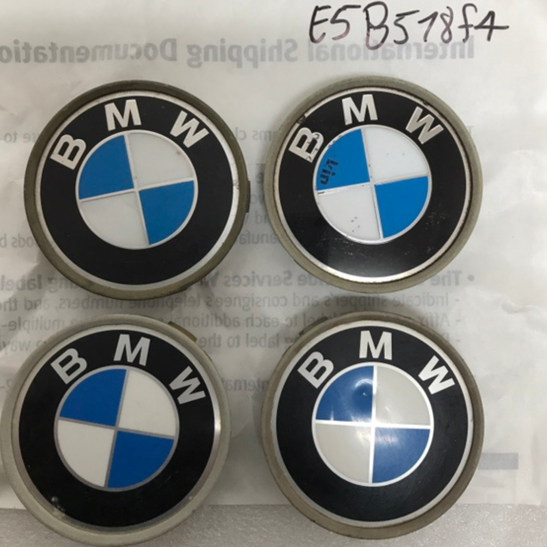 Set of 4 BMW Wheel Center Caps 6768640 68mm e5b518f4