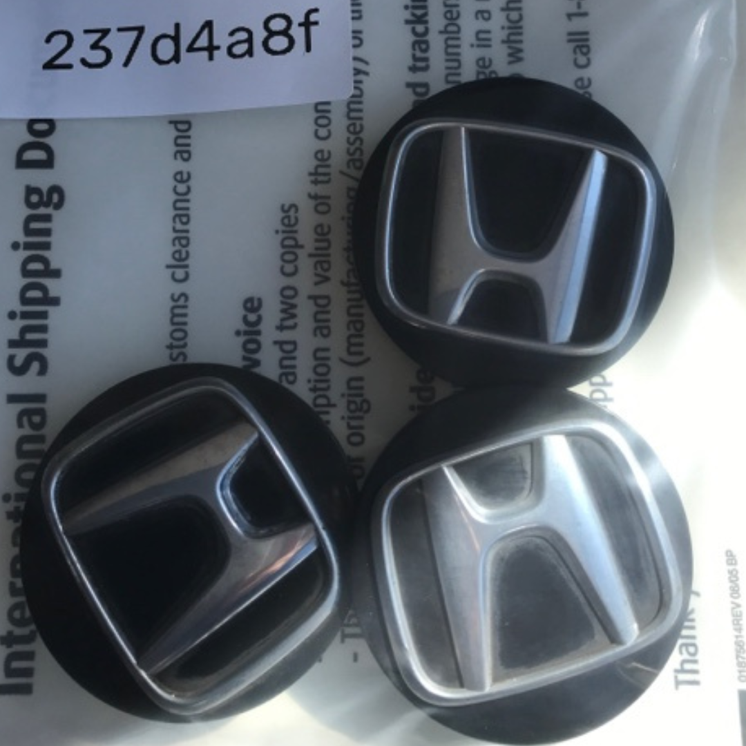Set of 3 Honda Center Caps 44732 TVA-A 60mm 237d4a8f