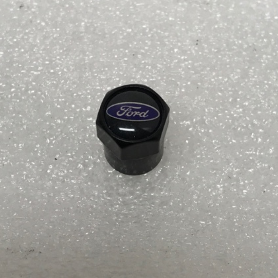 Set of 4 Ford Wheel Air Stem Valve Caps e029f341
