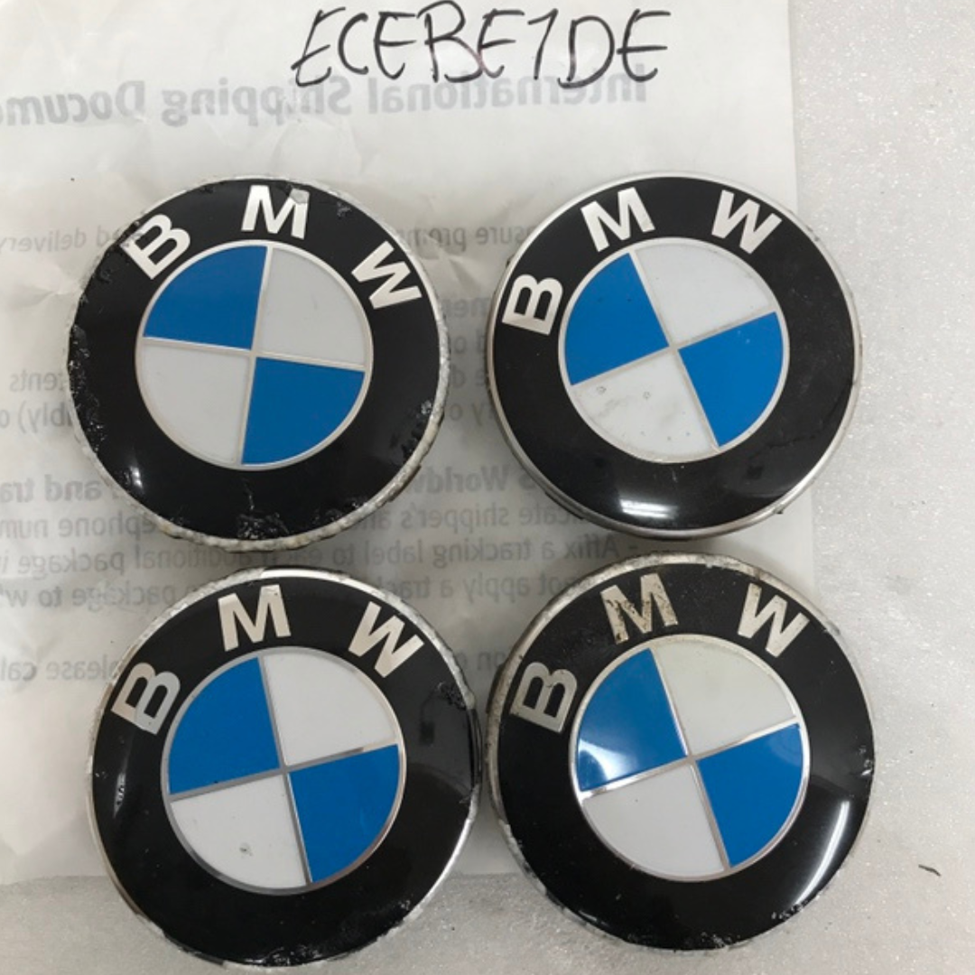 Set of 4 BMW Wheel Center Cap 68mm Genuine 36136783536 ecebe1de