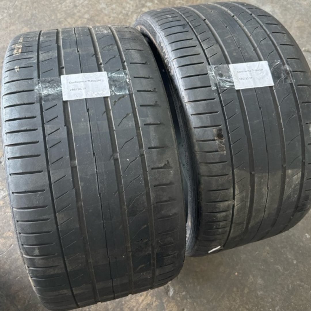 Set of 2 CONTINENTAL ContiSport Contact 285/30/19 Tires 7f48639f