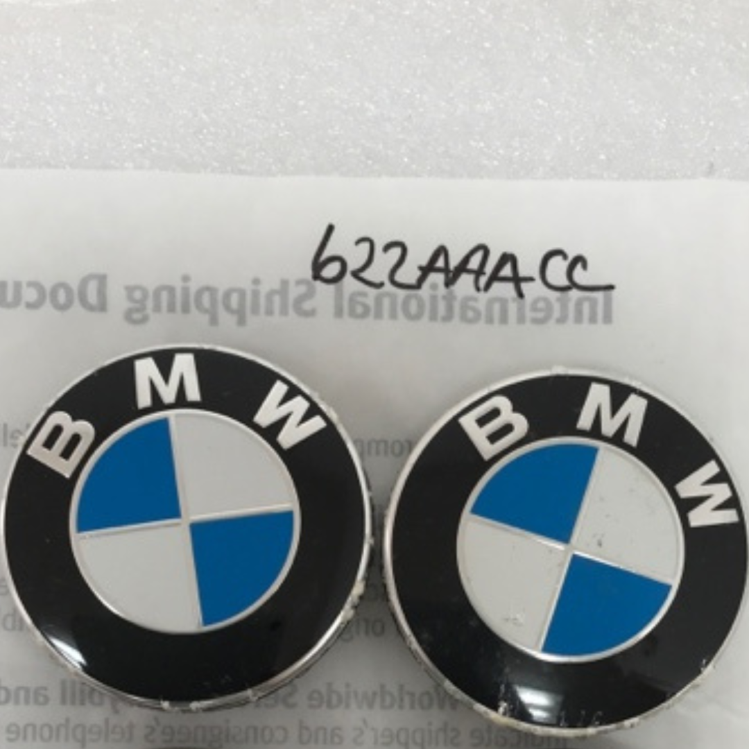 Set of 2 BMW Wheel Center Cap 68mm Genuine 36136783536 622aaacc