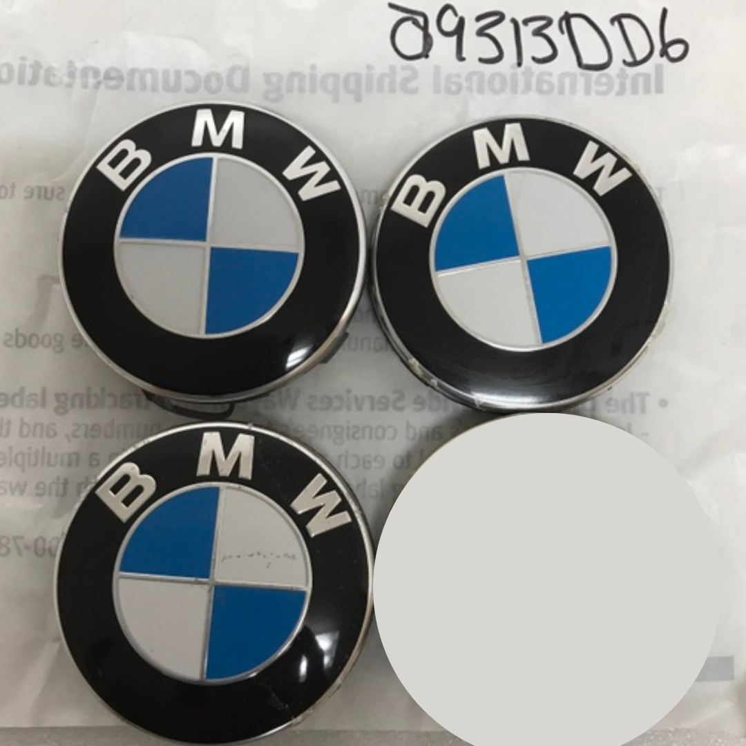 Set of 3 BMW Wheel Center Cap 68mm Genuine 36136783536 a9313dd6
