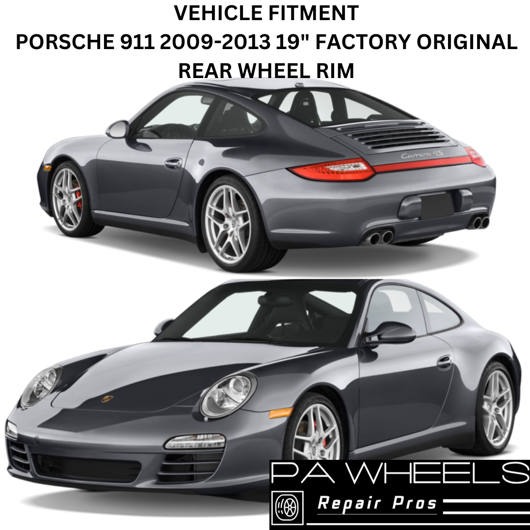 PORSCHE 911 2009-2013 19" FACTORY ORIGINAL WHEEL RIM REAR 67371 99736216301