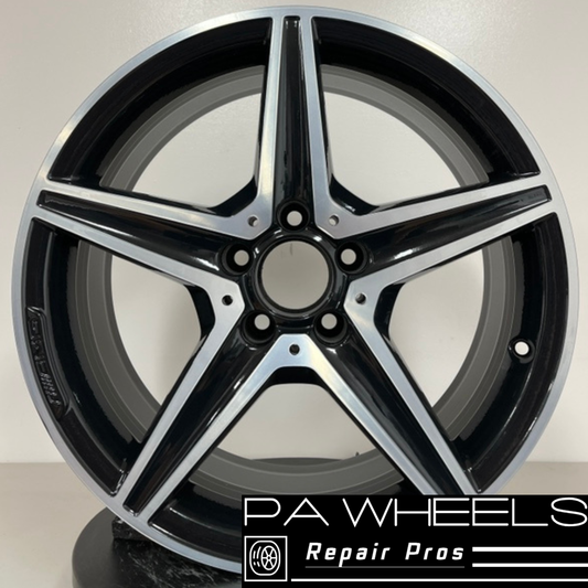 MERCEDES C43 C450 2016-2019 18" FACTORY ORIGINAL FRONT AMG WHEEL RIM