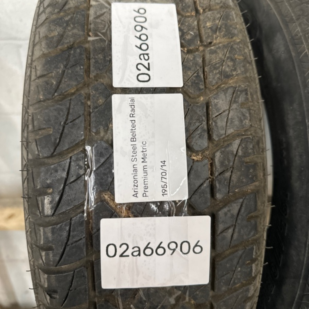 Tire Arizonian Steel Belted Radial Premium Metric Size 195/70/14