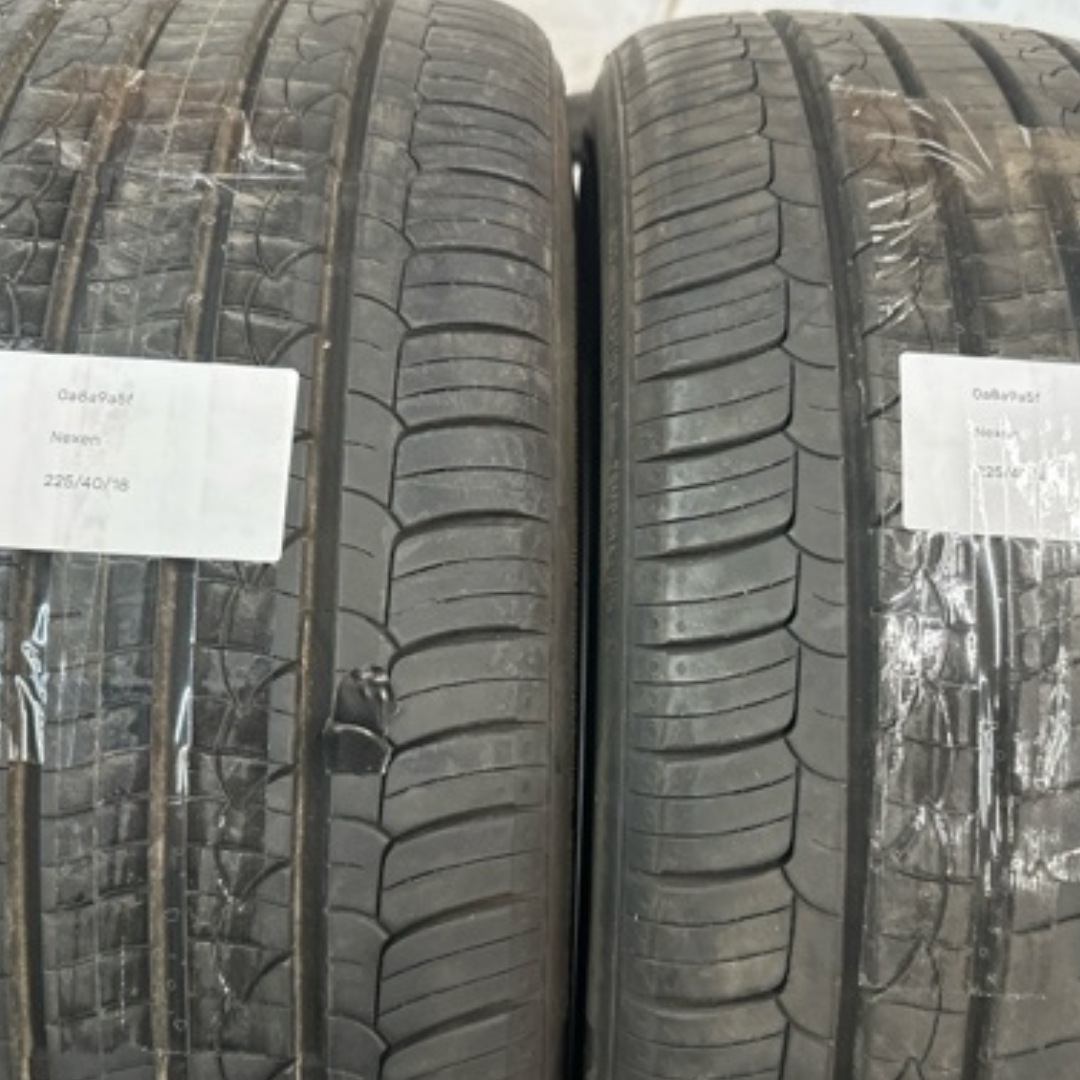 SET OF 2 NEXEN 225/40/18 TIRES 0a8a9a5f
