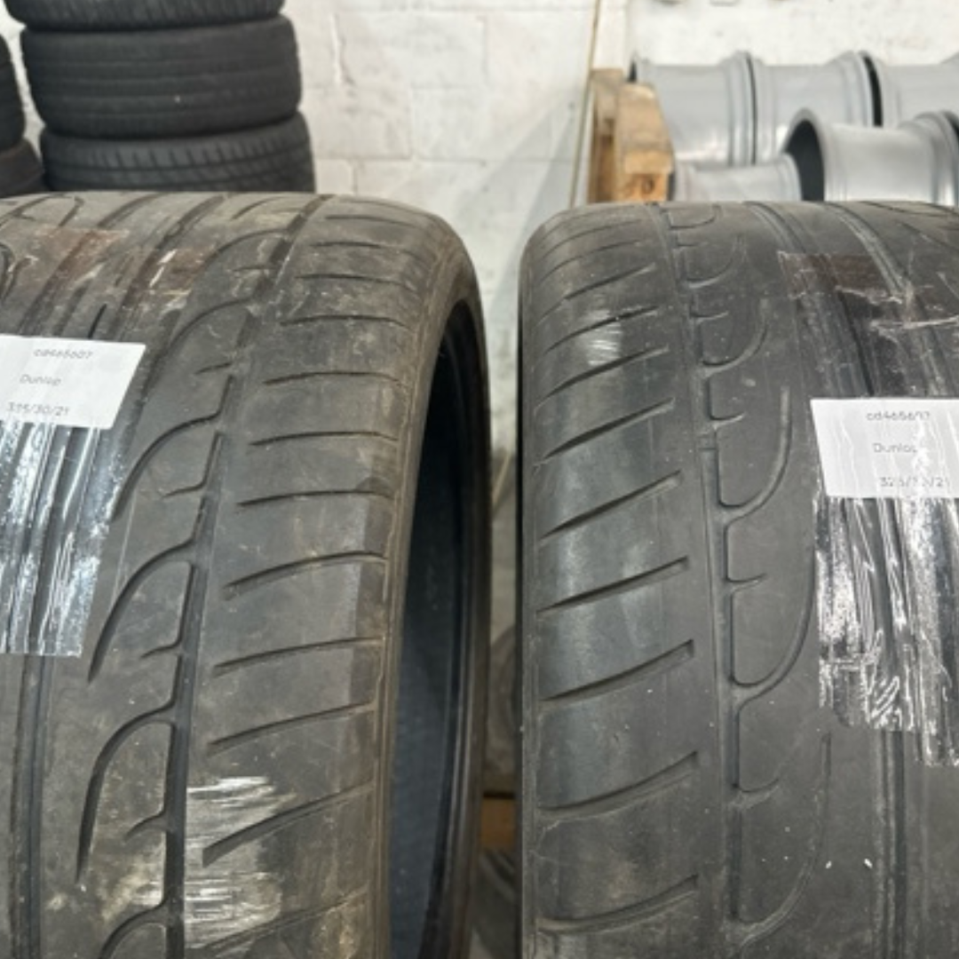 SET OF 2 DUNLOP SPORT 325/30/21 TIRES cd465607