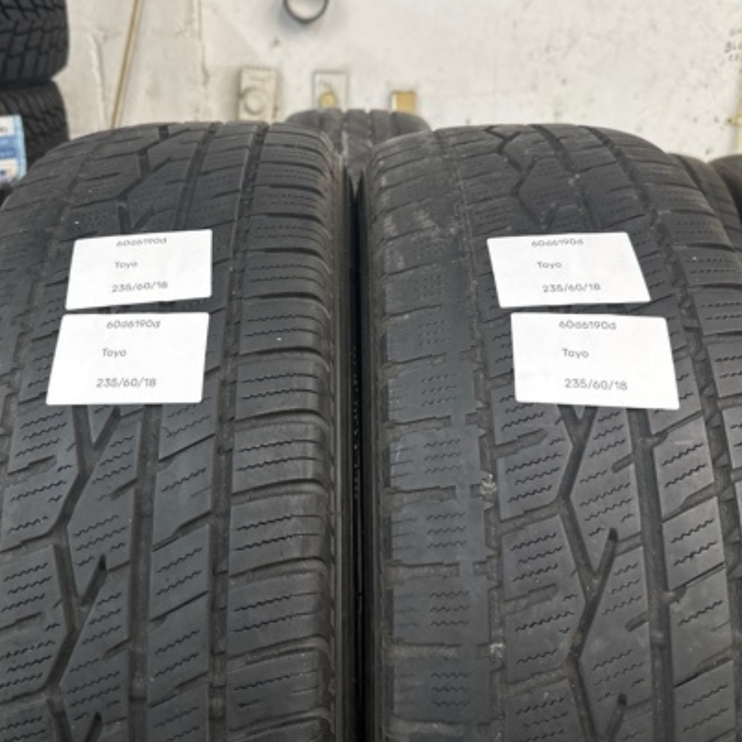 SET OF 2 TOYO CELSIUS CUV 235/60/18 TIRES 60d6190d