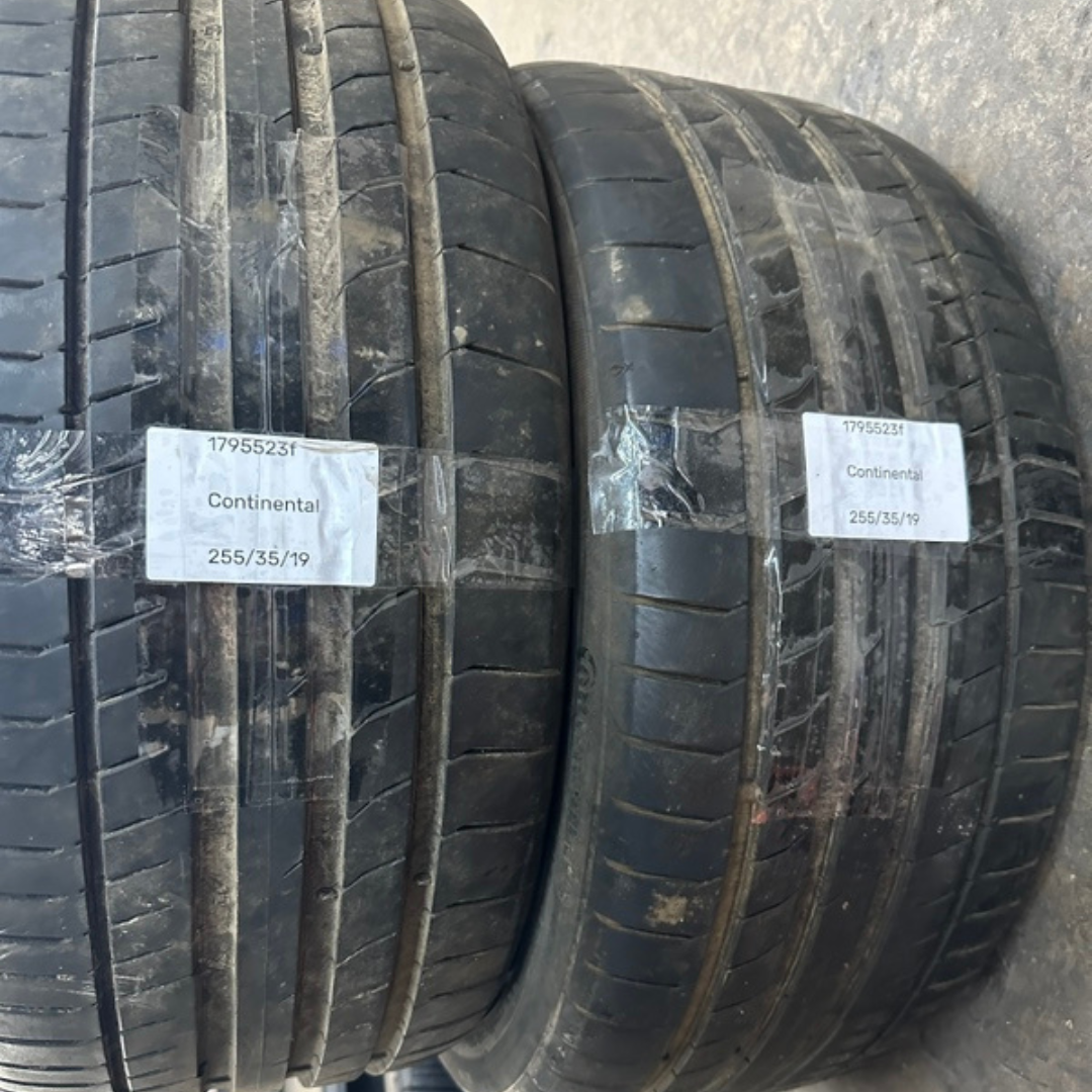 SET OF 2 CONTINENTAL CONTISPORTCONTACT 255/35/19 TIRES 1795523f