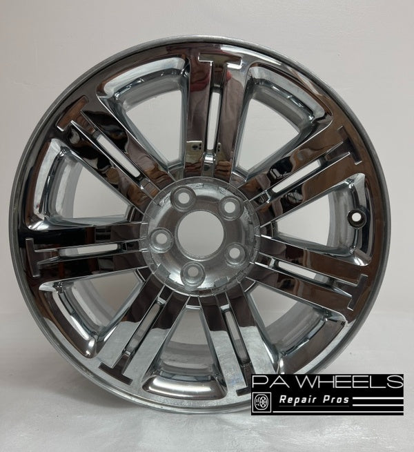 CHRYSLER SEBRING 300 2007-2010 18 INCH ALLOY RIM WHEEL FACTORY OEM 2285 05105438AA   Manufacturer Part Number: 05105438AA; 5105691AA; Hollander Number: 2285 Condition: "This is used wheel and may have some cosmetic imperfections, please ask for the actual picture" Finish: CHROME Size: 18" x 7" Bolts: 5x115mm Offset: 40mm Position: UNIVERSAL