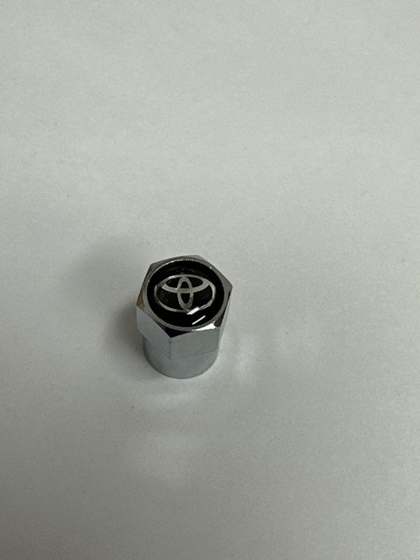 Set of 3 Universal Toyota Silver Wheel Stem Air Valve Caps 319a3c76