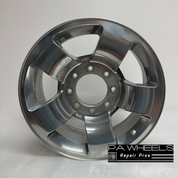 FORD F250SD PICKUP F350SD PICKUP 2004 18 INCH ALLOY RIM WHEEL FACTORY OEM 3612 4C341007GA 4C341007HA 4C34-1007-GA 4C34-1007-HA   Manufacturer Part Number: 4C341007GA 4C341007HA 4C34-1007-GA A246A-HA Hollander Number: 3612 Condition: Remanufactured to Original Factory Condition Finish: POLISHED Size: 18" x 8" Bolts: 8x170mm Offset: No Offset Position: UNIVERSAL