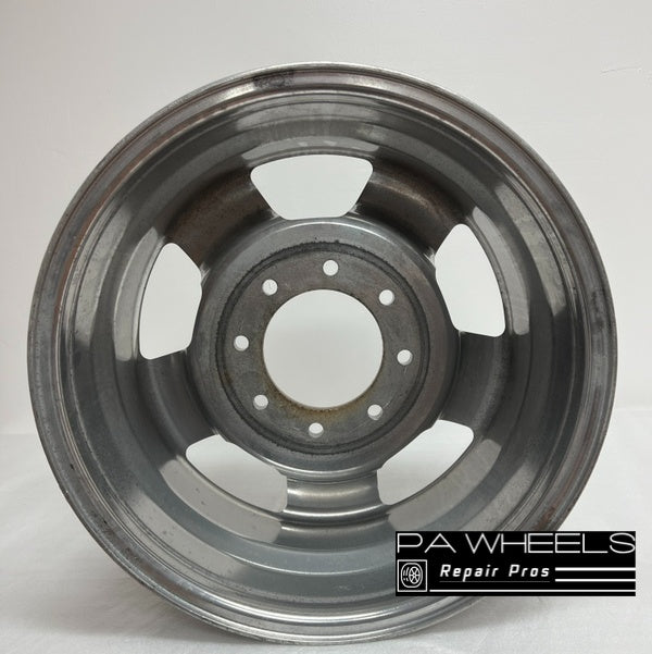 FORD F250SD PICKUP F350SD PICKUP 2004 18 INCH ALLOY RIM WHEEL FACTORY OEM 3612 4C341007GA 4C341007HA 4C34-1007-GA 4C34-1007-HA   Manufacturer Part Number: 4C341007GA 4C341007HA 4C34-1007-GA A246A-HA Hollander Number: 3612 Condition: Remanufactured to Original Factory Condition Finish: POLISHED Size: 18" x 8" Bolts: 8x170mm Offset: No Offset Position: UNIVERSAL