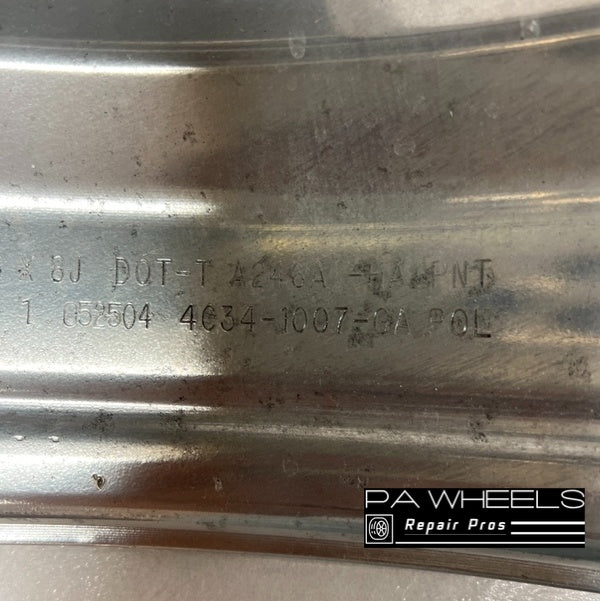 FORD F250SD PICKUP F350SD PICKUP 2004 18 INCH ALLOY RIM WHEEL FACTORY OEM 3612 4C341007GA 4C341007HA 4C34-1007-GA 4C34-1007-HA   Manufacturer Part Number: 4C341007GA 4C341007HA 4C34-1007-GA A246A-HA Hollander Number: 3612 Condition: Remanufactured to Original Factory Condition Finish: POLISHED Size: 18" x 8" Bolts: 8x170mm Offset: No Offset Position: UNIVERSAL