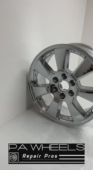 Item Description  SET OF 4 GMC SIERRA DENALI, SIERRA 1500 PICKUP, YUKON, YUKON XL 1500 2005 2006 2007 20 INCH ALLOY RIM WHEEL FACTORY OEM 5238 12499377 88962805 9595755   Manufacturer Part Number: 12499377; 88962805; 9595755 Hollander Number: 5238 Condition: "This is used wheel and may have some cosmetic imperfections, please ask for the actual picture" Finish: CHROME Size: 20" x 8.5" Bolts: 6x5.5 Offset: 22mm Position: UNIVERSAL