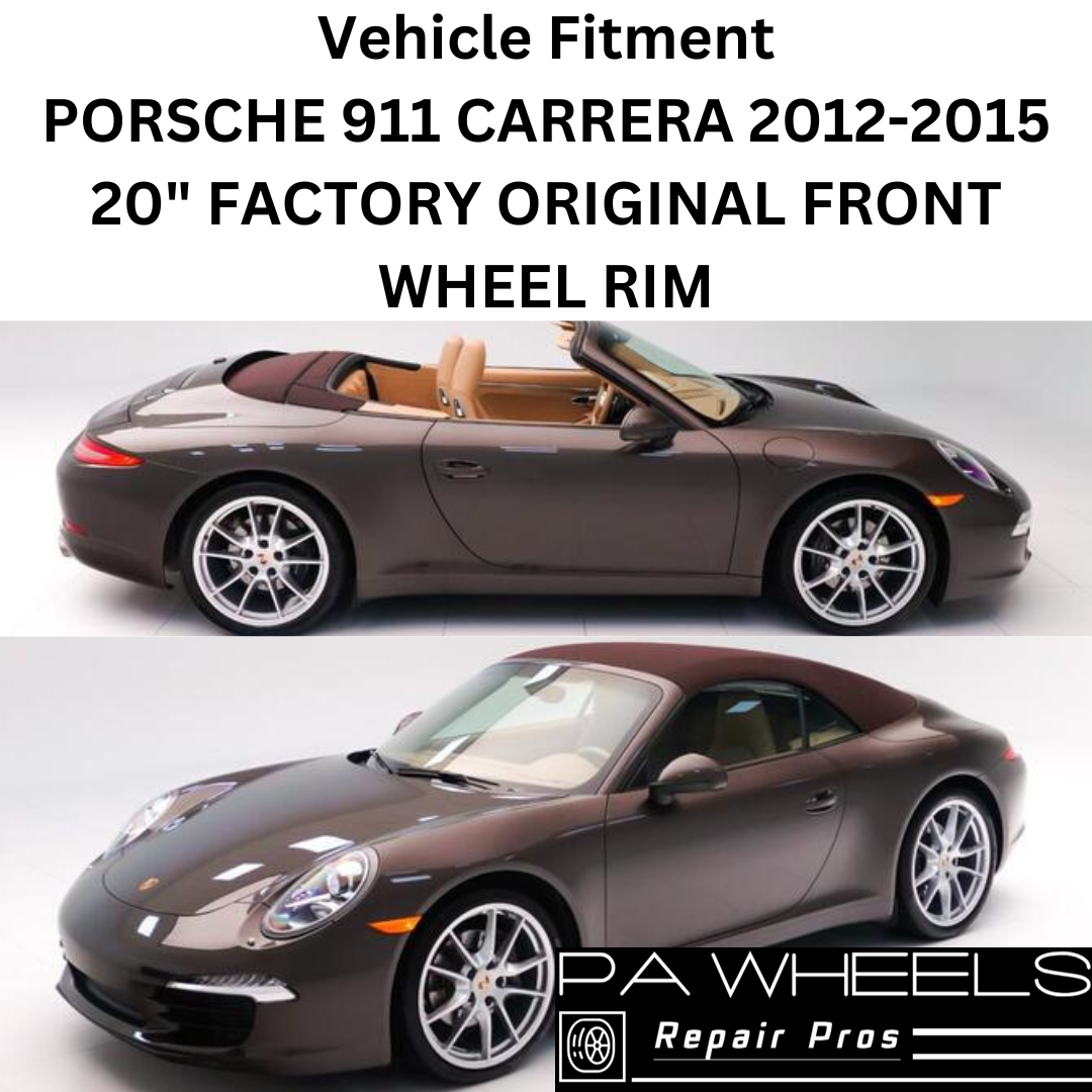 PORSCHE 911 CARRERA 2012-2015 20" FACTORY OEM FRONT WHEEL RIM 67421 99136216104