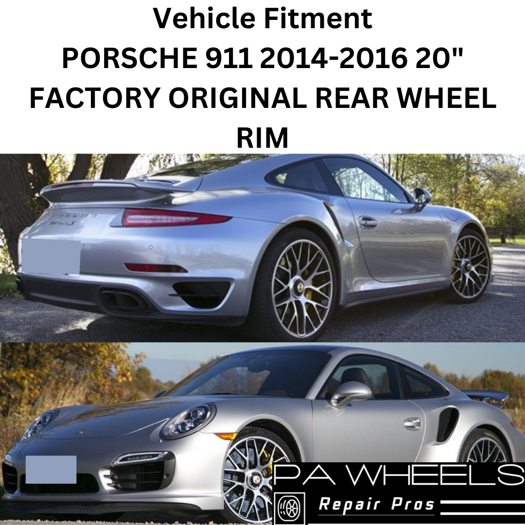 PORSCHE 911 2014-2016 20" FACTORY ORIGINAL REAR WHEEL RIM 67464 99136216634