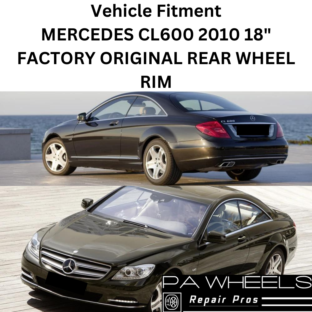 MERCEDES CL600 2010 18" FACTORY ORIGINAL REAR WHEEL RIM 85104 A2214015302