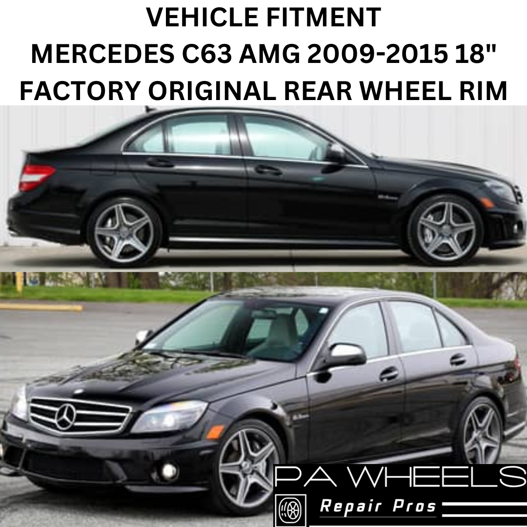 MERCEDES C63 AMG 2009-2015 18" FACTORY OEM REAR WHEEL RIM 85060 A2044014002