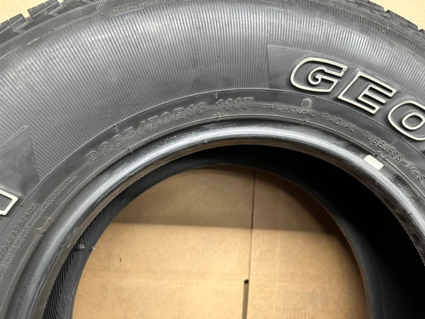 Set of 2 Tire Yokohama Geolandar H/T GO56 Size 265/70/16