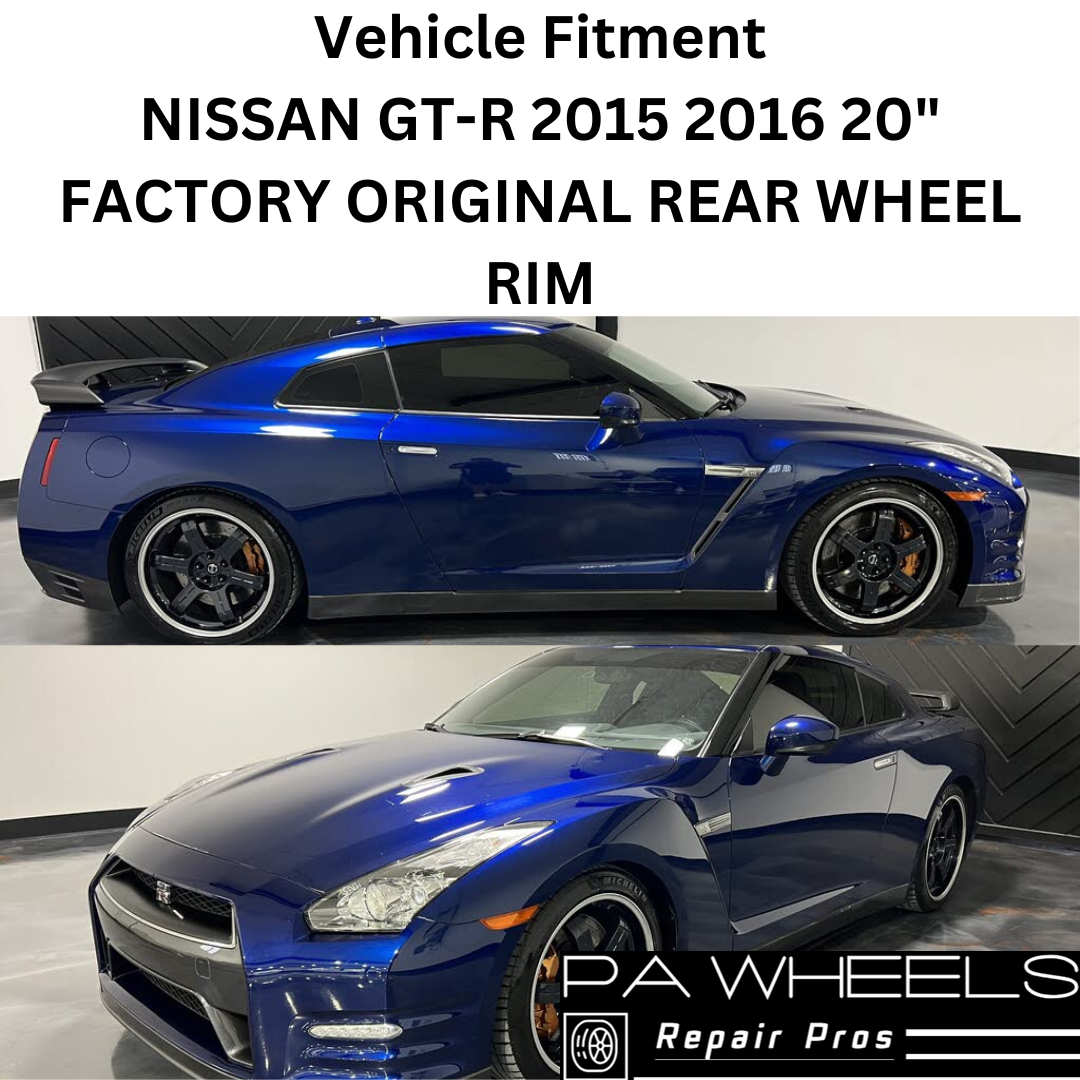 NISSAN GT-R 2015 2016 20" FACTORY OEM REAR WHEEL RIM 62700 JF51ASK71