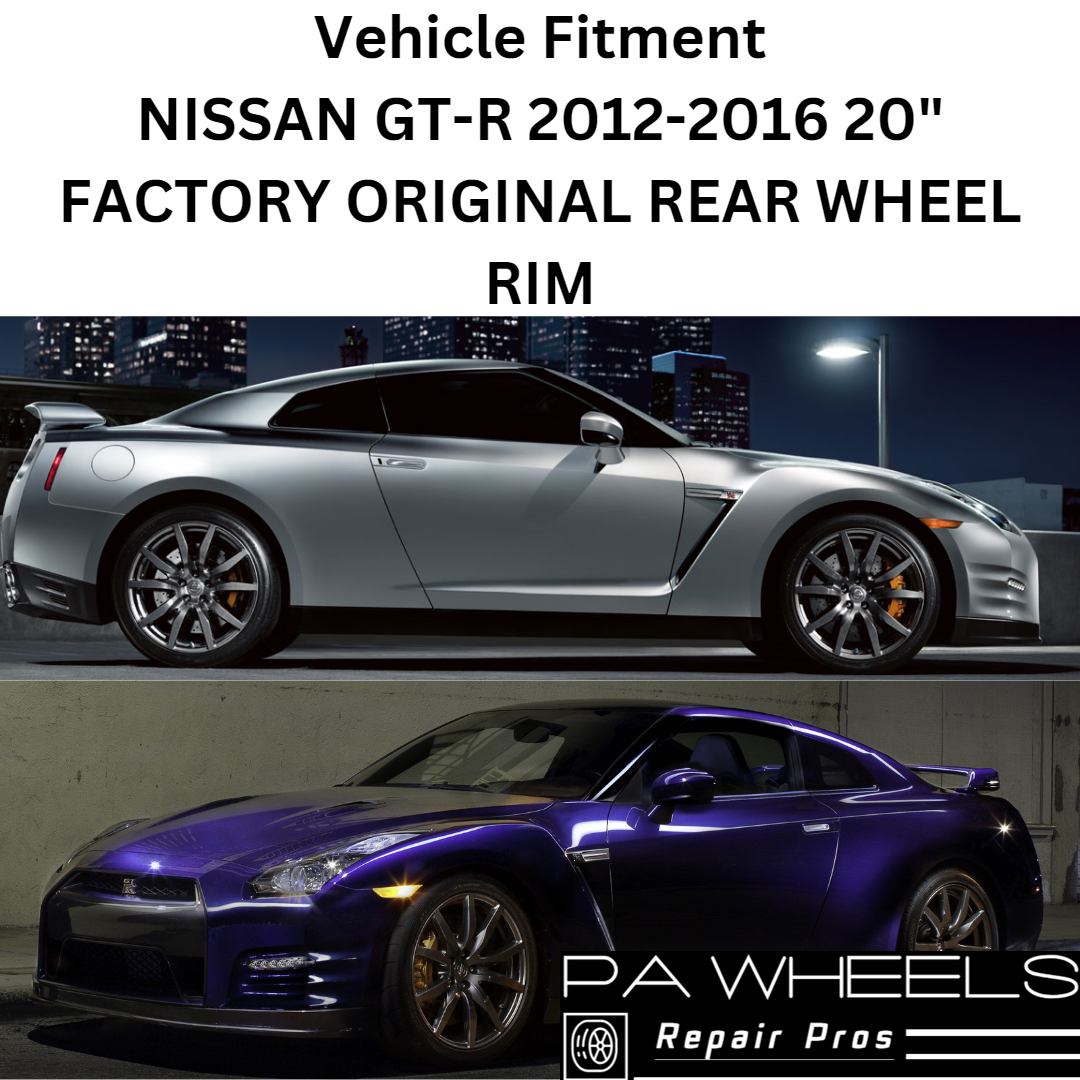 NISSAN GT-R 2012-2016 20" FACTORY OEM REAR WHEEL RIM 62570 KB51ASK76