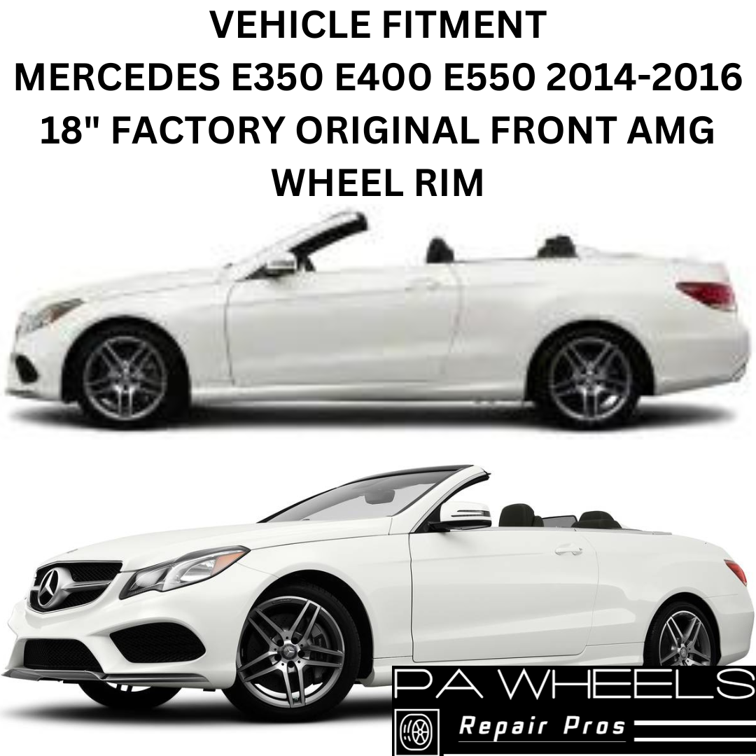 MERCEDES E350 E400 E550 2014-2016 18" FACTORY OEM FRONT AMG WHEEL RIM 85398