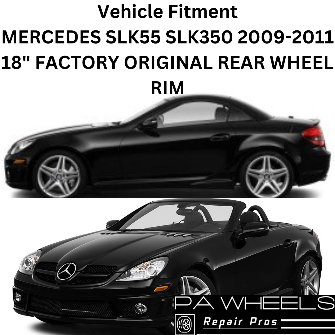 MERCEDES SLK55 SLK350 2009 2010 2011 18" FACTORY ORIGINAL REAR WHEEL RIM
