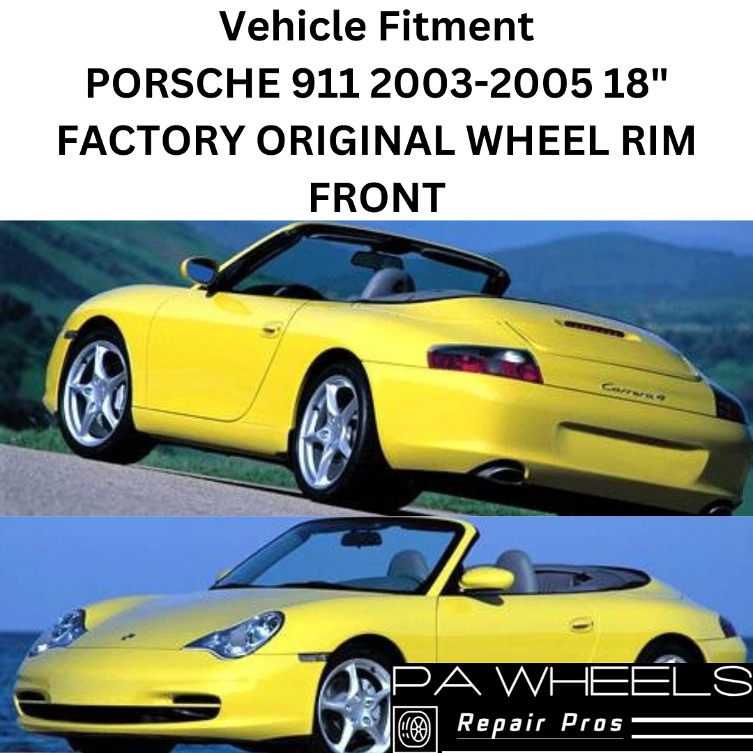 PORSCHE 911 2003-2005 18" FACTORY OEM WHEEL RIM FRONT 67304 99636213603