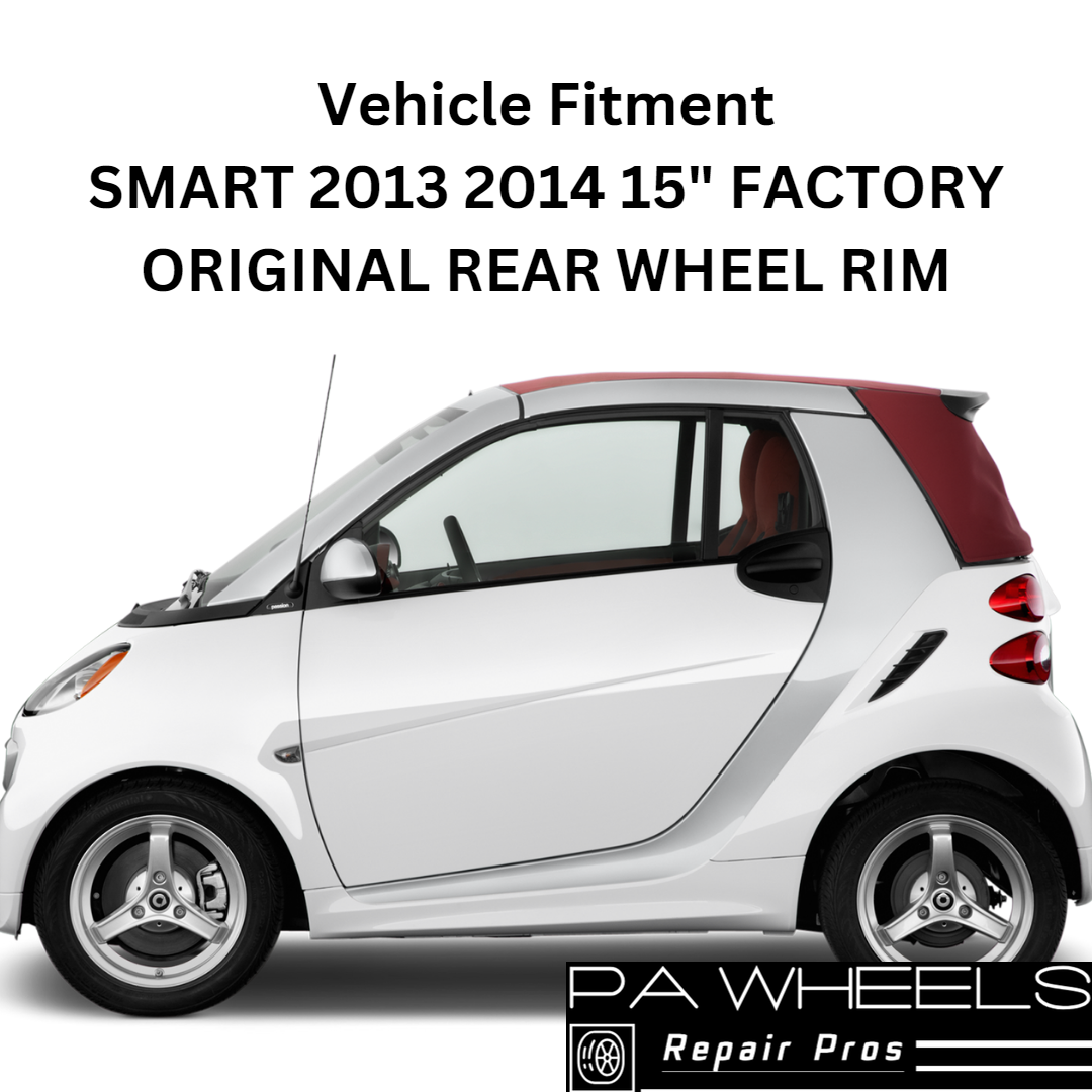 SMART 2013 2014 15" FACTORY ORIGINAL REAR WHEEL RIM